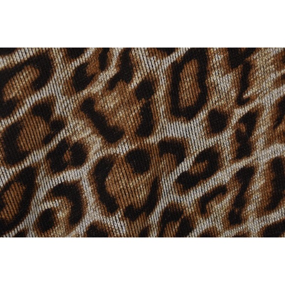 CHICO'S $99 Leopard Black Reversible Fringe Ruana Chico's‎ OS One Size - Picture 3 of 4